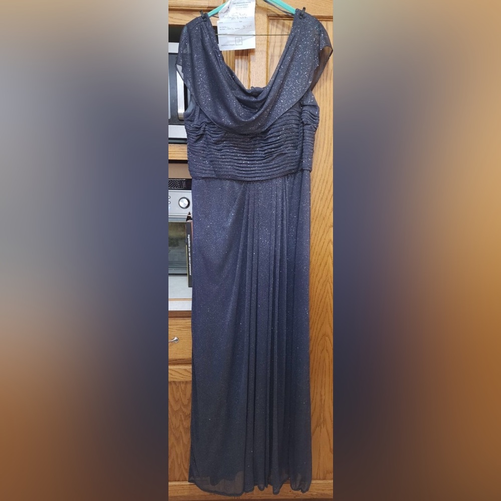 Alex Evenings Navy Blue Gown